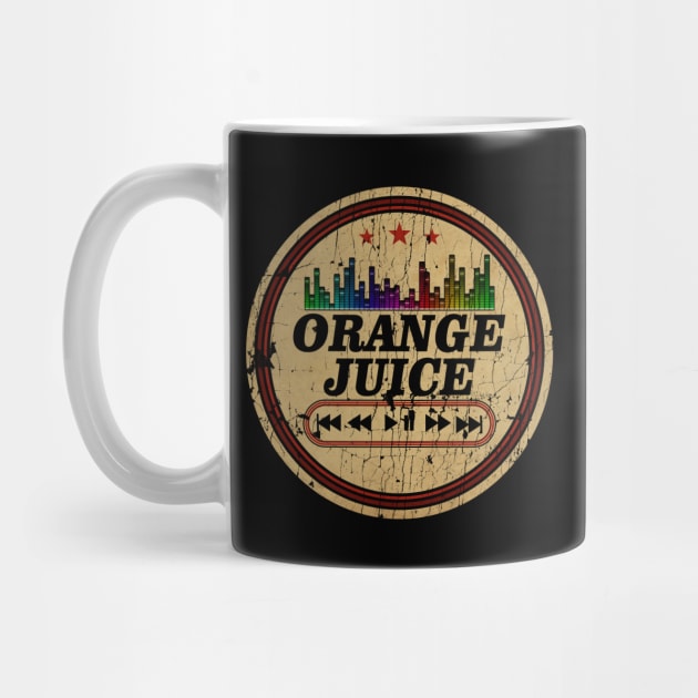 Graphic Orange Juice Name Retro Distressed Cassette Tape Vintage by On Dragon Wings Studios